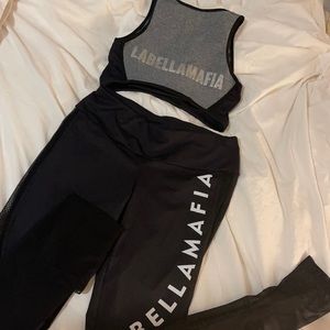 la bella mafia workout set size 4 6